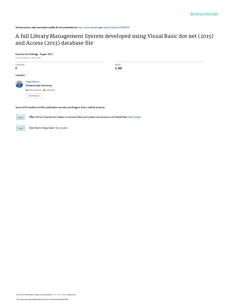 ALibrary Management System Atmo Lib | PDF | Login | Libraries