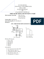 Thiết Kế Hệ Thống Truyền Động Cơ Khí