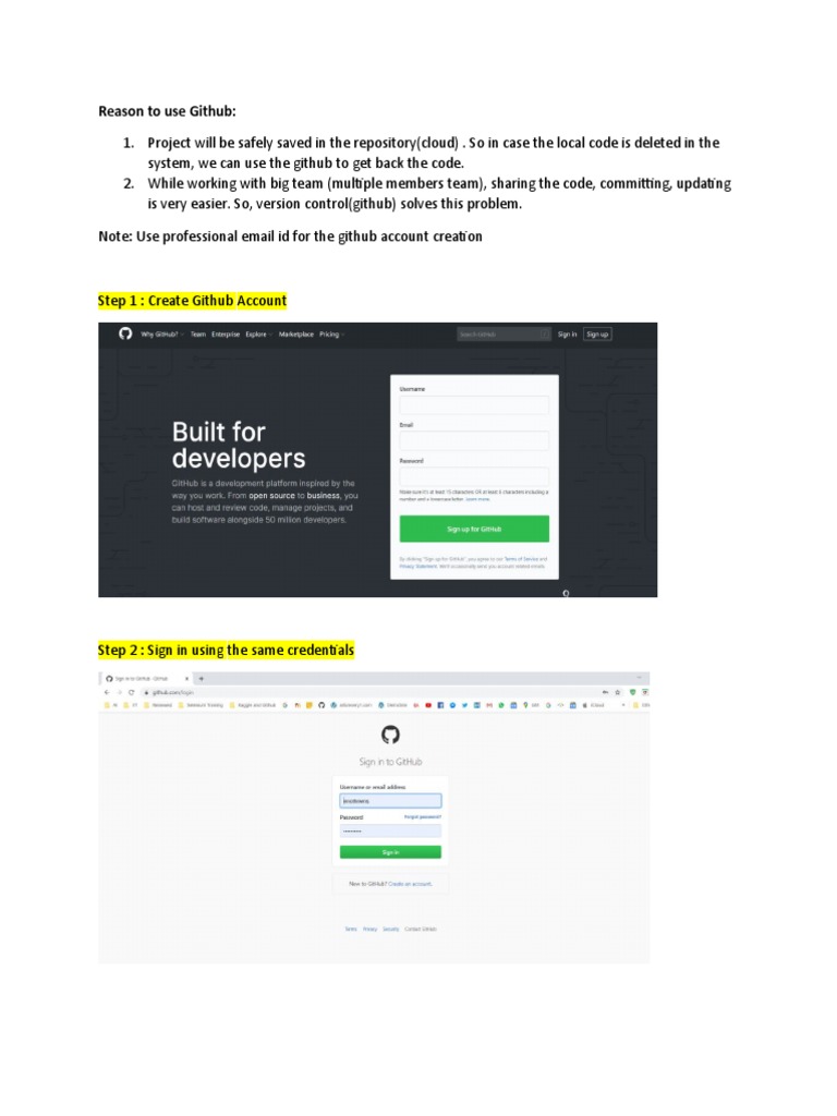 Github Setup Github Setup