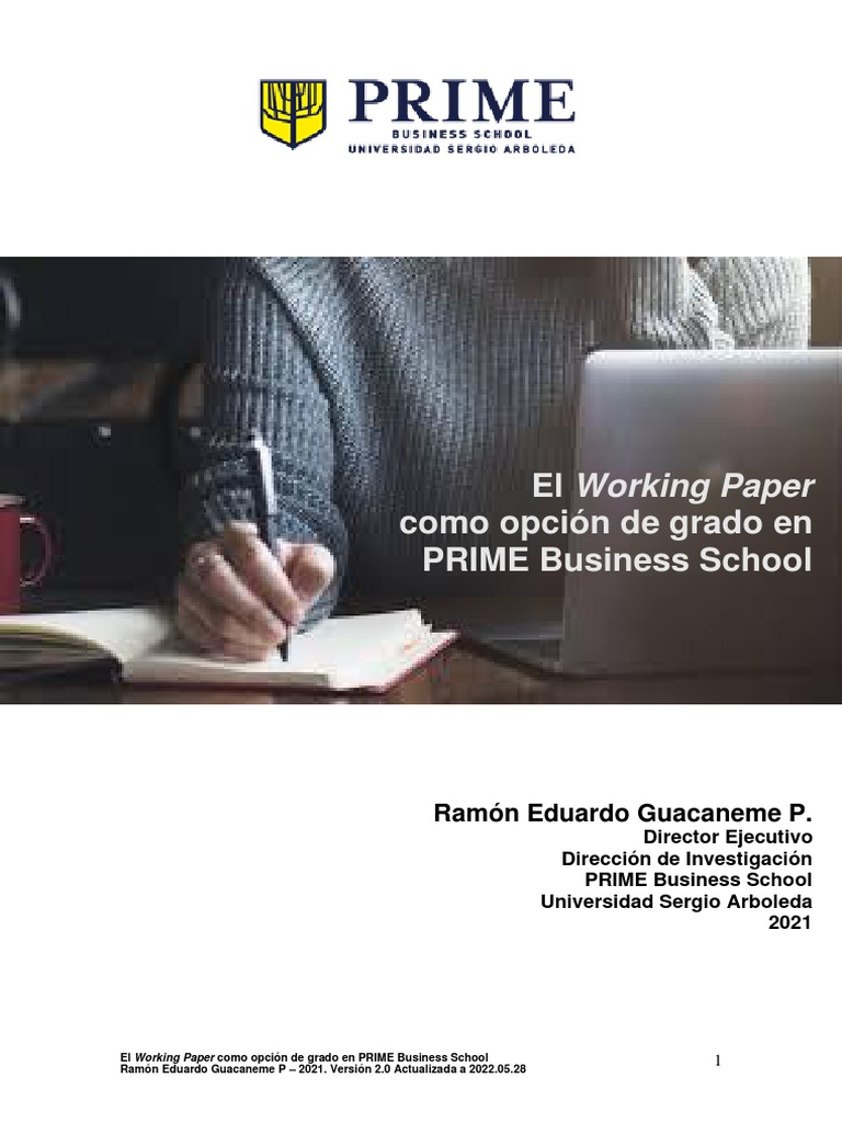 Woking Paper Paso A Paso - PRIME | PDF
