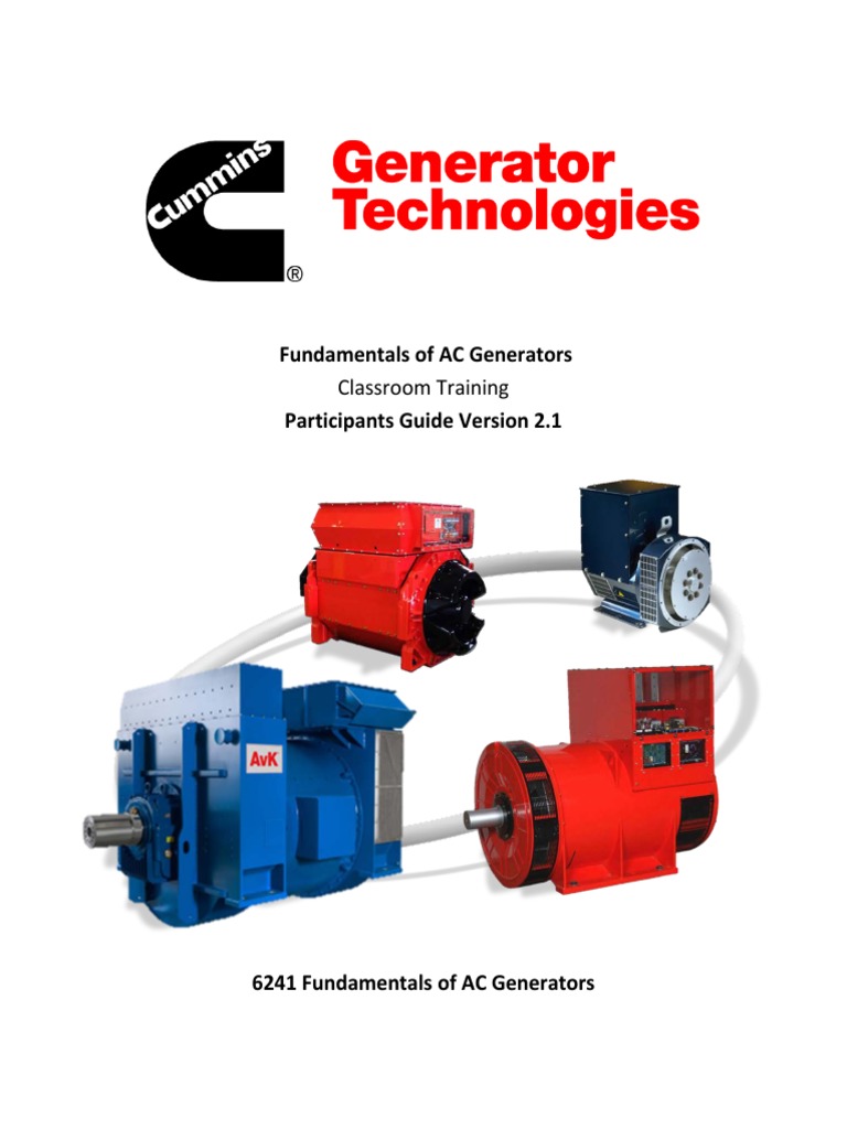 6241 - Fundamentals of AC Generators PG v2.1 | PDF