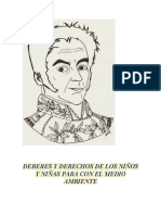 DEBERES Y DERECHOS DE LOS NIÑOS Y NIÑAS PARA CON EL MEDIO AMBIENTE