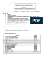 Acta N. 1 Comisión 6°