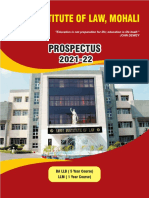 Army Institute of Law, Mohali: Prospectus