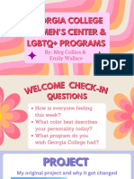 Georgia College Women'S Center & LGBTQ+ Programs