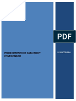 Procedimiento de Cableado y Conexionado Serincon Spa