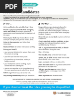 SEB Demo Exam Student Guide | PDF