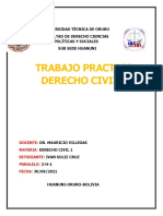 Trabajo Practico Derecho Civil 1