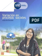 Variación en Procesos Sociales: Guía de Estudio