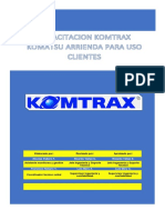 Capacitacion Komtrax Clientes