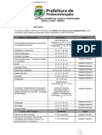 Pref. Pindamonhangaba Edital - 01.2023 - ANEXO I Março