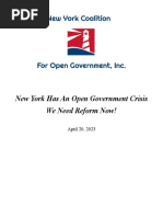 NY Open Government Crisis