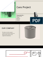 Cans Project: Presented by