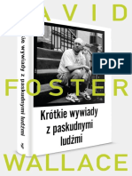 David Foster Wallace - Krótkie Wywiady Z Paskudnymi Ludźmi