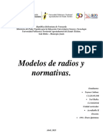 Modelos de Radios y Normativas