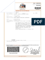 Certificado de Matrimonio: Servicio de Registro Civil E Identificación FOLIO: 500505276547