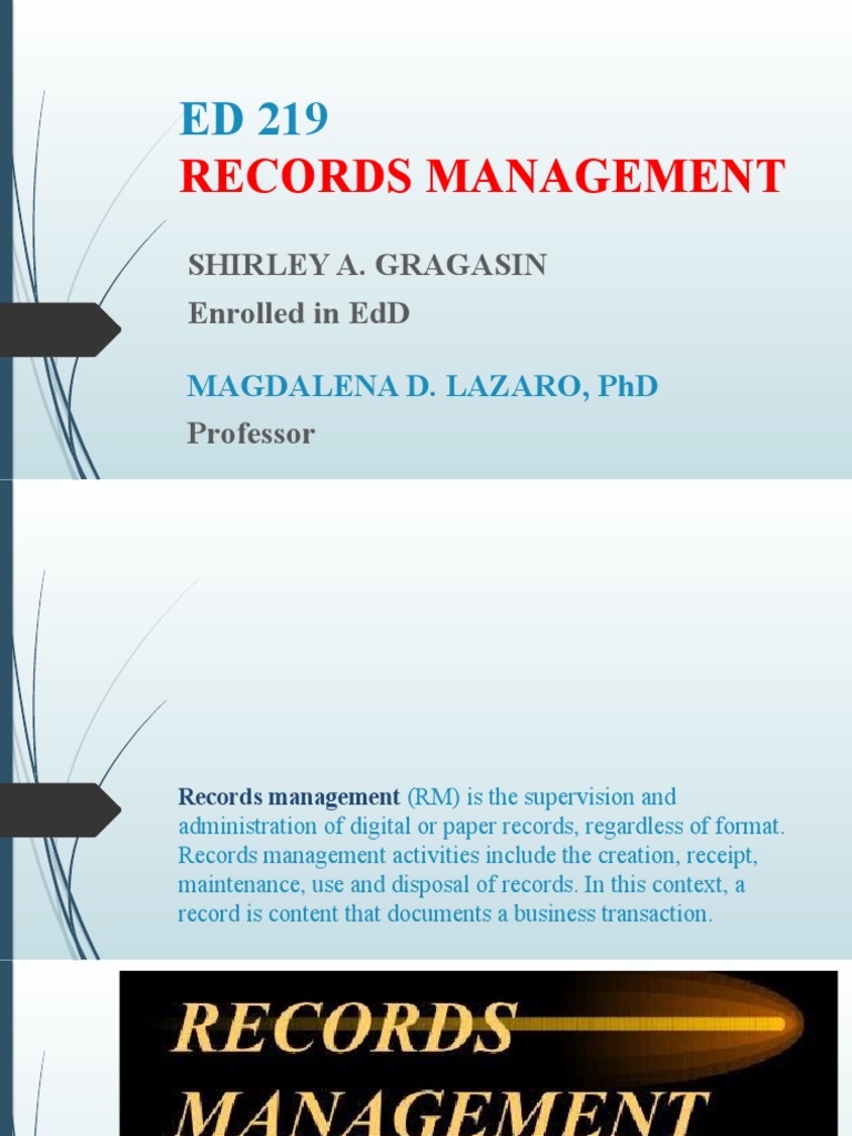 Records Management PDF