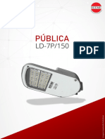Luminária pública LED eficiente