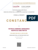 Constancia: Patricia Herrera Hernandez HEHP810313MGTRRT09