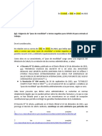 Carta Pase de Movilidad Trabajador