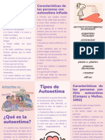 Pink Blue Illustration Diabetes Brochure