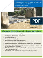 Curso en Formulación y Evaluación de Proyectos Dentro Del Marco Del Sistema Nacional de Inversión Pública Proyectos de Riegos