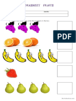 Fruits and Numbers