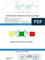 5 Introducción Al Balance de Masa y Energía PDF