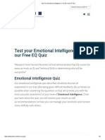 Test Your Emotional Intelligence Free Eq Quiz Ei Test