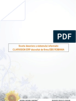 Functionalitati CLARVISION ERP