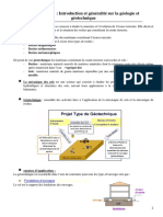 CHAPITRE 0: Introduction Et Généralité Sur La Géologie Et Géotechnique