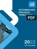 Información Exógena Tributaria: Año Gravable