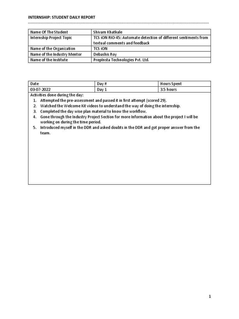 student-internship-daily-log-pdf