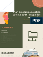 Plan de Communication Sociale Pour L'usage Des Préservatifs Élèves Du Lycée Moderne D'odienné