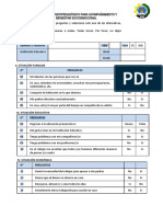 Ficha Psicopedagógico para Acompañamiento Y Bienestar Socioemocional