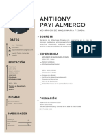 Anthony Payi Almerco: Datos Sobre Mi