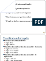 Principales Caractéristiques de L'impôt