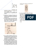 CANTIDAD DE MOVIMIENTO Y PROBLEMAS DE IMPULSO