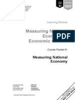 Measuring National Economy & Economic Growth