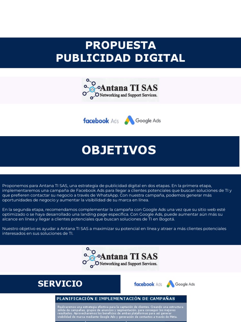 Estrategia de Publicidad Digital para TI | PDF | Negocios | Informática