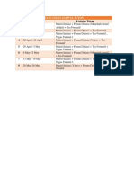 Rancangan Jadwal Tuton 2019.1