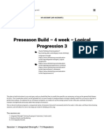 Preseason Build - 4 Week - Logical Progression 3: Session 1: Integrated Strength / 7:3 Repeaters