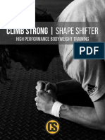 Climb Strong - Shape Shifter: High Performance Bodyweight Training