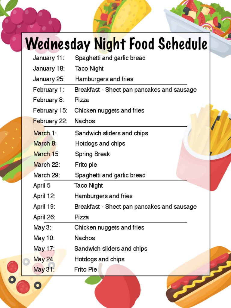 children-s-ministry-wed-night-food-schedule-pdf