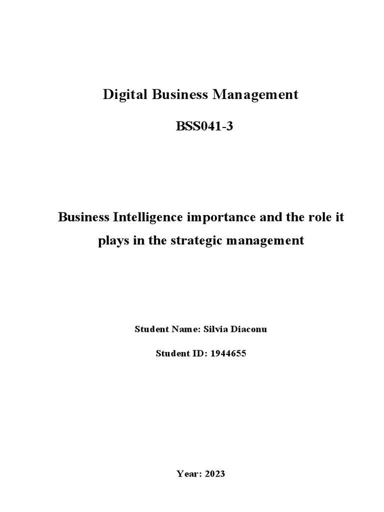 Business Intelligence at Apple Inc. | PDF | Business Intelligence ...