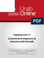 La Teoría de La Empresa Estructura de Mercado - Capítulos 9 - 11