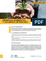 Brochure DERECHO AMBIENTAL Acuerdo de Escazú