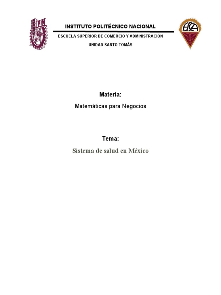 Sistema de Salud en México | PDF | Hospital | México
