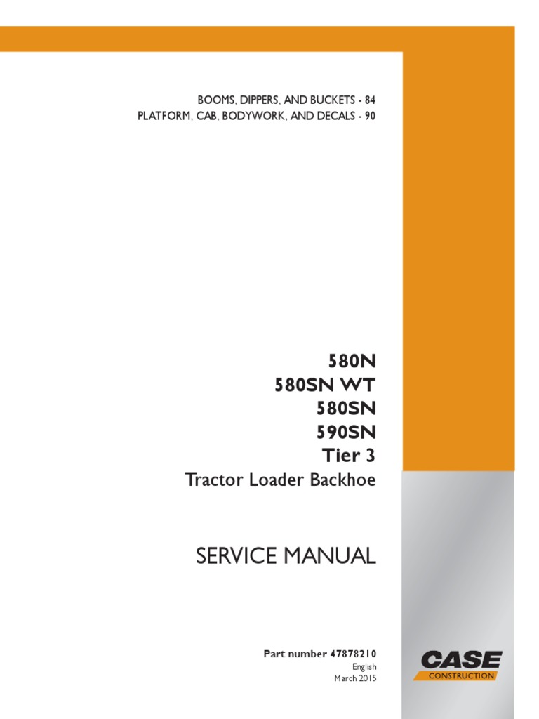 580N 580SN WT 580SN 590SN Tier 3 Tractor Loader Backhoe PDF