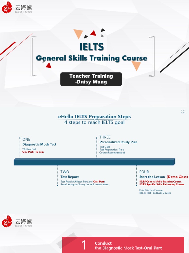 Free Online IELTS Teacher Training Course | PDF | International English ...